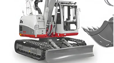 Tela-alustaiset kaivinkoneet